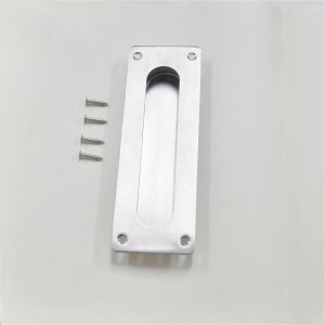 7.09 นิ้วการล้างนิ้วดึงนิ้วสำหรับประตูตู้เสื้อผ้าประตูกระเป๋า, มือจับประตูโรงนาเลื่อน, แปรงสแตนเลสประตูสี่เหลี่ยมดึงฮาร์ดแวร์ดึงฮาร์ดแวร์